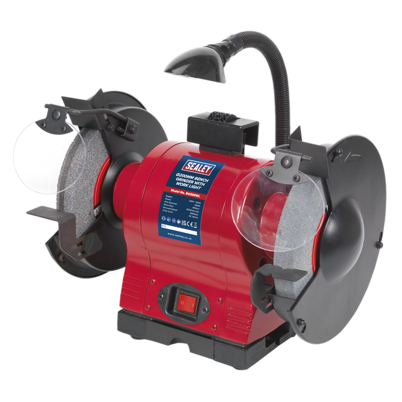 Sealey BG200WL 200mm Bench Grinder with Worklight 550W/230V - additional view 2