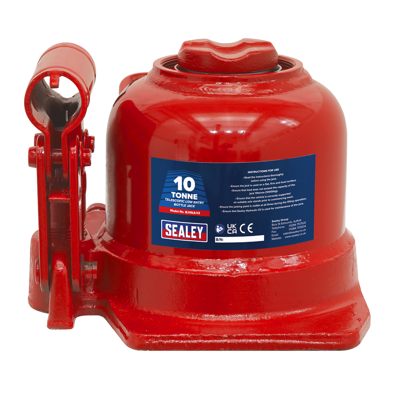 Sealey BJ10LE Low Profile Telescopic Bottle Jack 10 Tonne - additional view 5