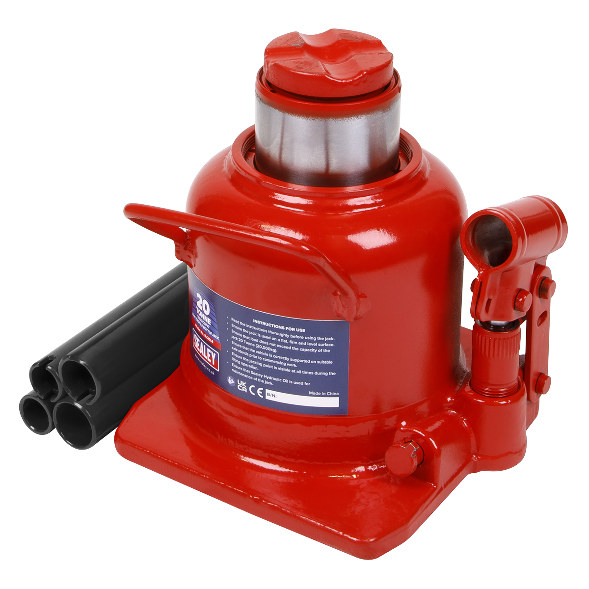 Sealey BJ20LE Low Profile Telescopic Bottle Jack 20 Tonne - additional view 3