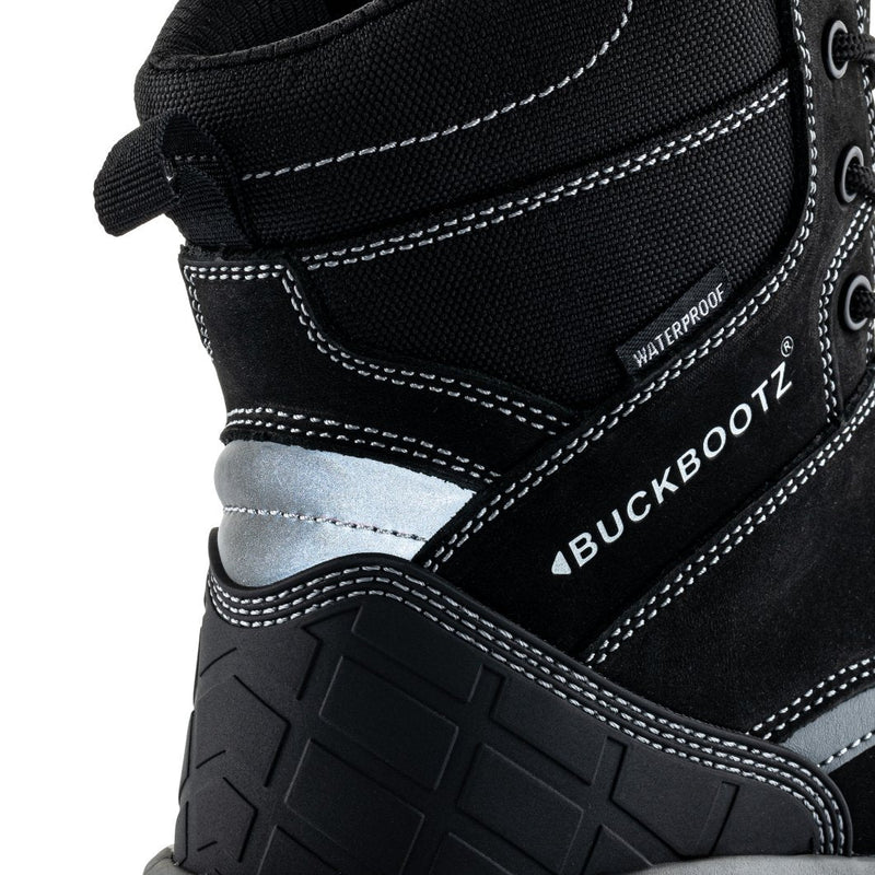 Buckbootz Blastz Tradez Waterproof High-Leg Lace/Zip Safety Boots