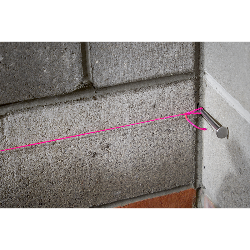 Sealey BLP1 Braided Nylon Brick Line 76m - Pink - additional view 5