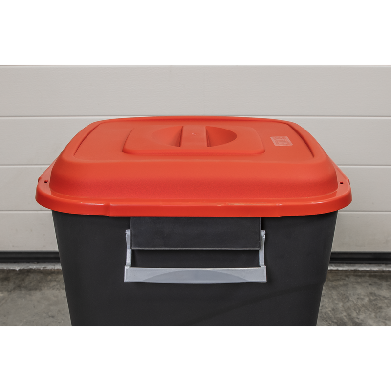 Sealey BM75R Refuse/Storage Bin 75L - Red - additional view 6