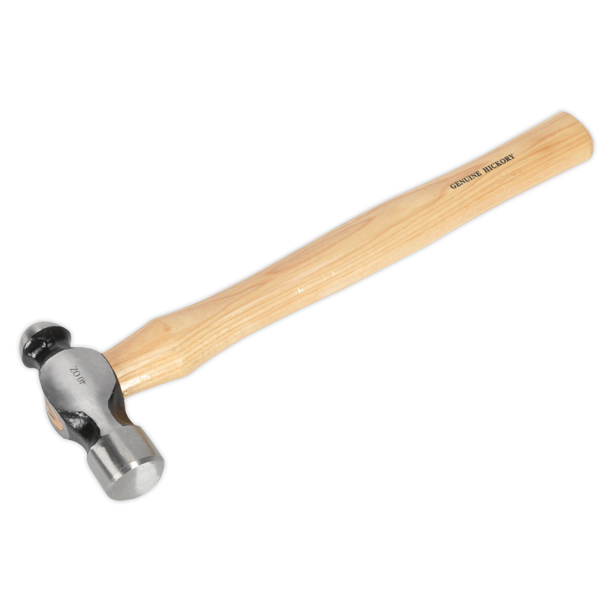 Sealey BPH40 Premier Ball Pein Hammer with Hickory Shaft 2.5lb
