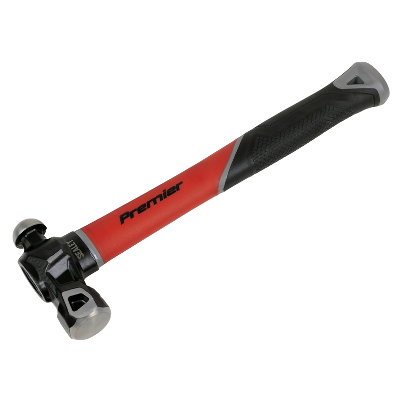 Sealey BPHG16 Premier Ball Pein Hammer with Fibreglass Shaft 16oz