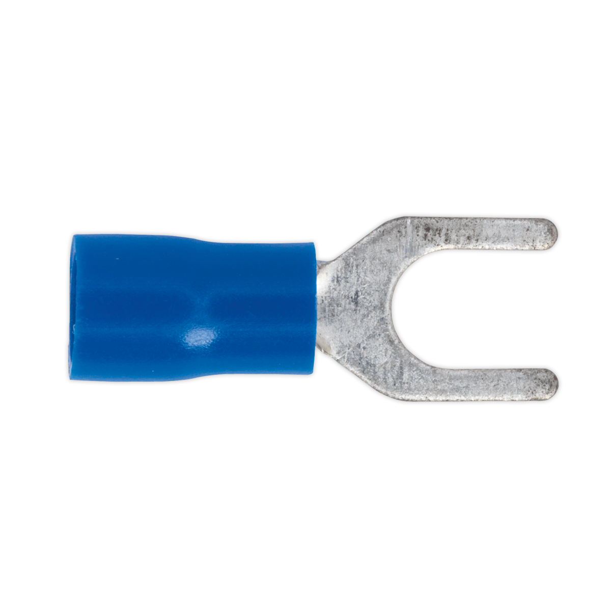 Sealey BT14 Easy-Entry Fork Terminal 5.3mm (2BA), Blue Pack of 100