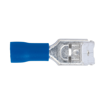 Sealey BT17 Piggy-Back Terminal 6.3mm, Blue - Pack of 100