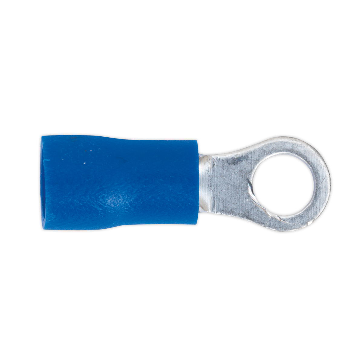 Sealey BT24 Easy-Entry Ring Terminal 4.3mm (4BA), Blue - Pack of 100