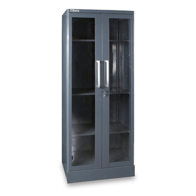 Betarsc55 Sheet Metal Tool Cabinet With Two Clear Polycarbonate Doors - C55AT2