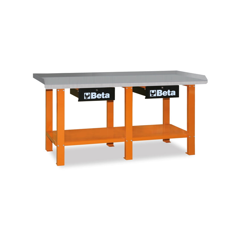 Beta Workbench With 2 Lockable Drawers - C56 - C56-O