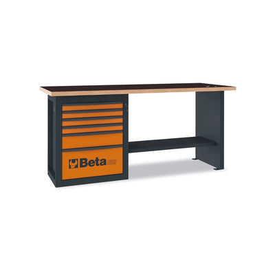 Beta Endurance Workbench With 6-Drawer Chest - C59A - C59A - C59A-O