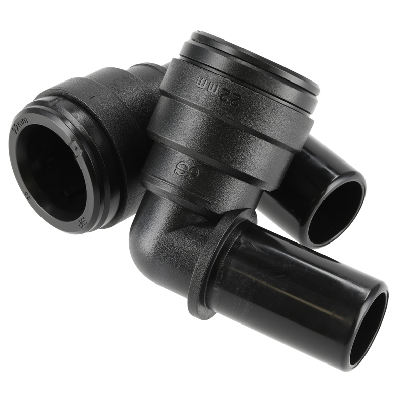 Sealey CAS22SE John Guest® Stem Elbow 22mm - Pack of 2 - additional view 5