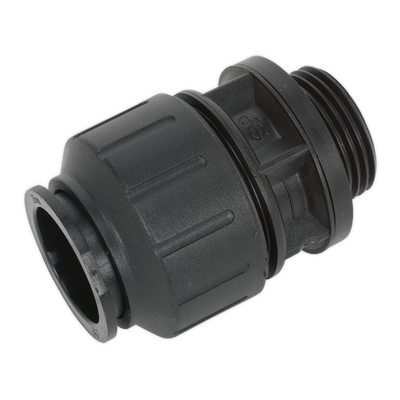 Sealey CAS28SA John Guest® Straight Adaptor 28mm x 1"BSP - Pack of 2