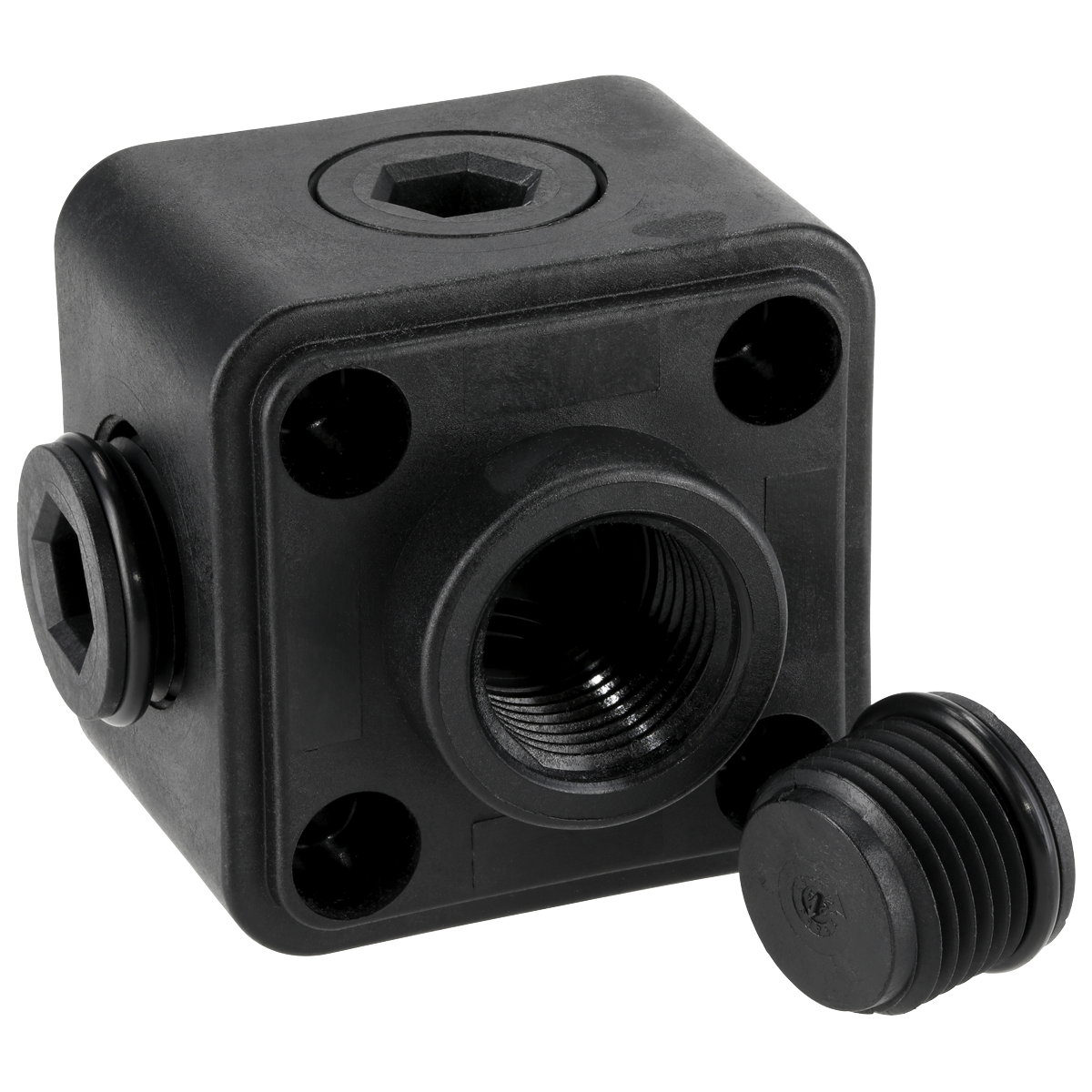 Sealey CASPB John Guest® Porting Block 5 x 1/2"BSP Connection - additional view 3