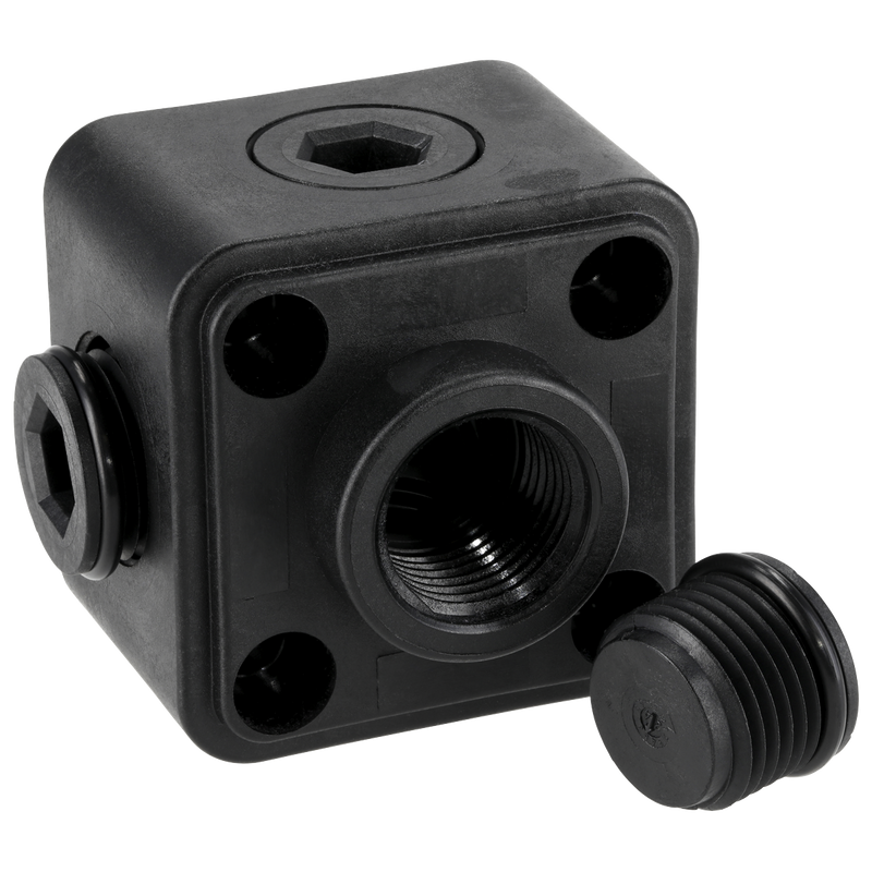 Sealey CASPB John Guest® Porting Block 5 x 1/2"BSP Connection - additional view 3