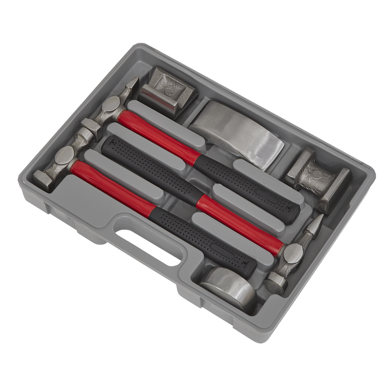 Sealey CB707 Drop-Forged Panel Beating Set with Fibreglass Shafts 7pc - additional view 6