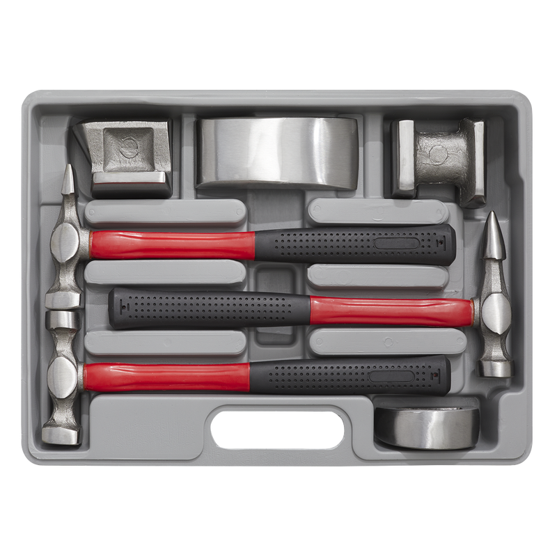 Sealey CB707 Drop-Forged Panel Beating Set with Fibreglass Shafts 7pc - additional view 2