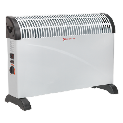 Sealey CD2005T Convector Heater with 3 Heat Settings Thermostat & Turbo Fan 2000W