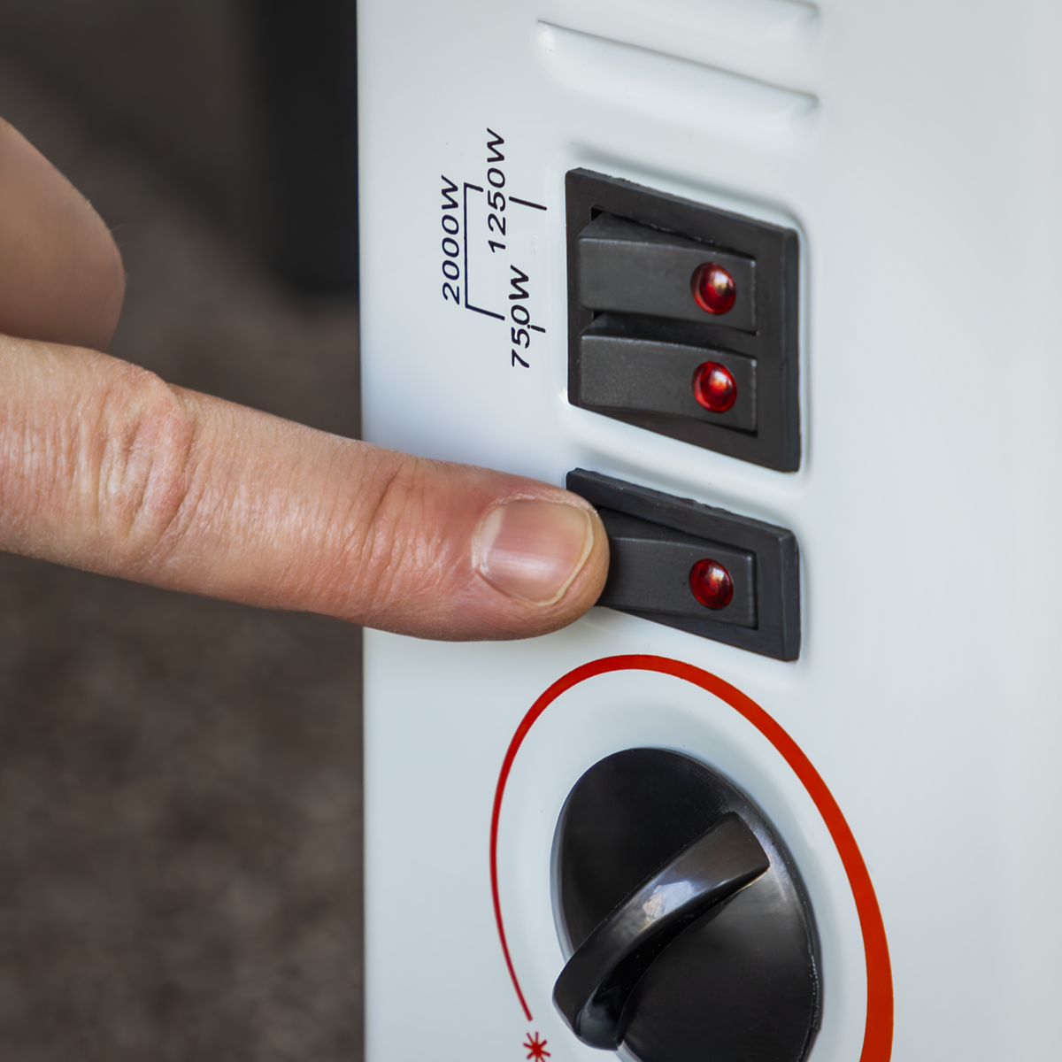Sealey CD2005TT Convector Heater with Turbo, Timer & Thermostat 2000W/230V - additional view 5
