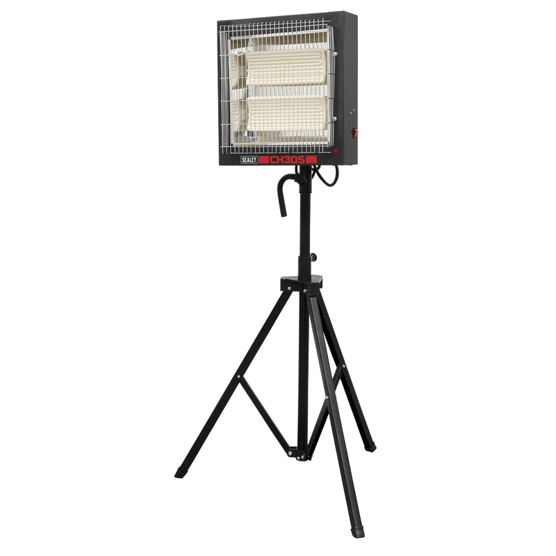 Sealey CH30S Ceramic Heater with Tripod Stand 1.4/2.8kW, 230V - additional view 5