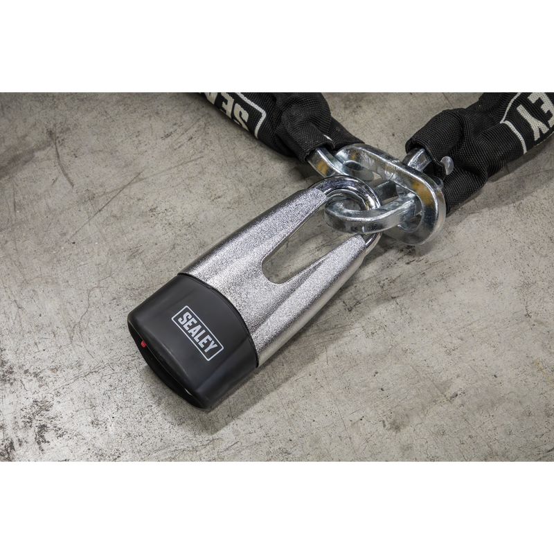 Sealey CLA109DL Motorcycle Chain & Disc Lock 10.5 x 10.5 x 1500mm 4* ART Approved - additional view 9