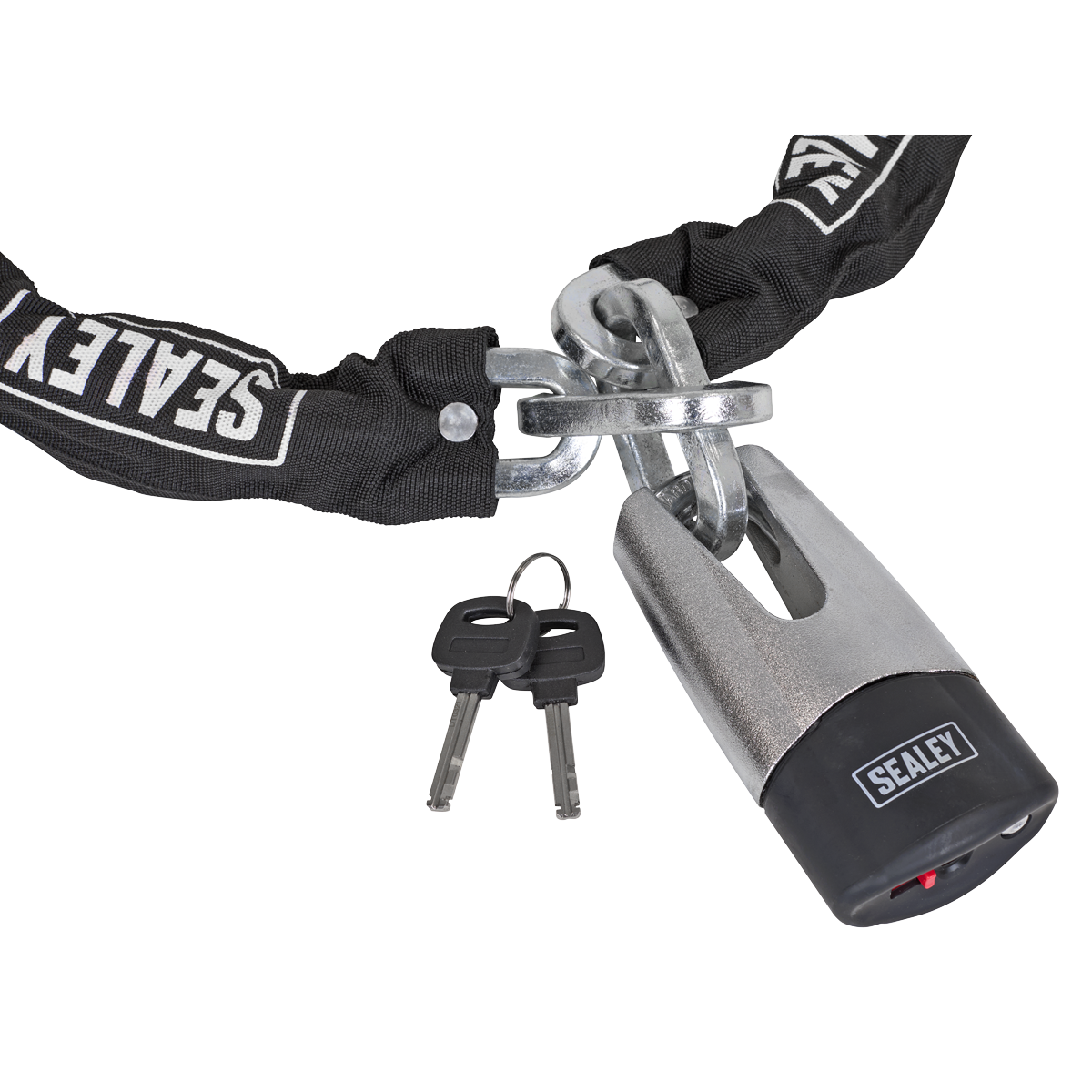 Sealey CLA109DL Motorcycle Chain & Disc Lock 10.5 x 10.5 x 1500mm 4* ART Approved - additional view 3
