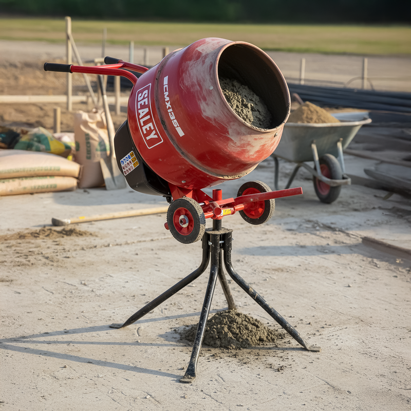 Sealey CMX135 135L Cement Mixer with Stand 550W - additional view 3