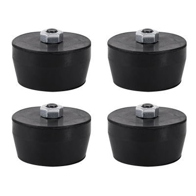 Sealey COMPKIT4 Anti-Vibration Foot Kit for Static Compressor 4pc