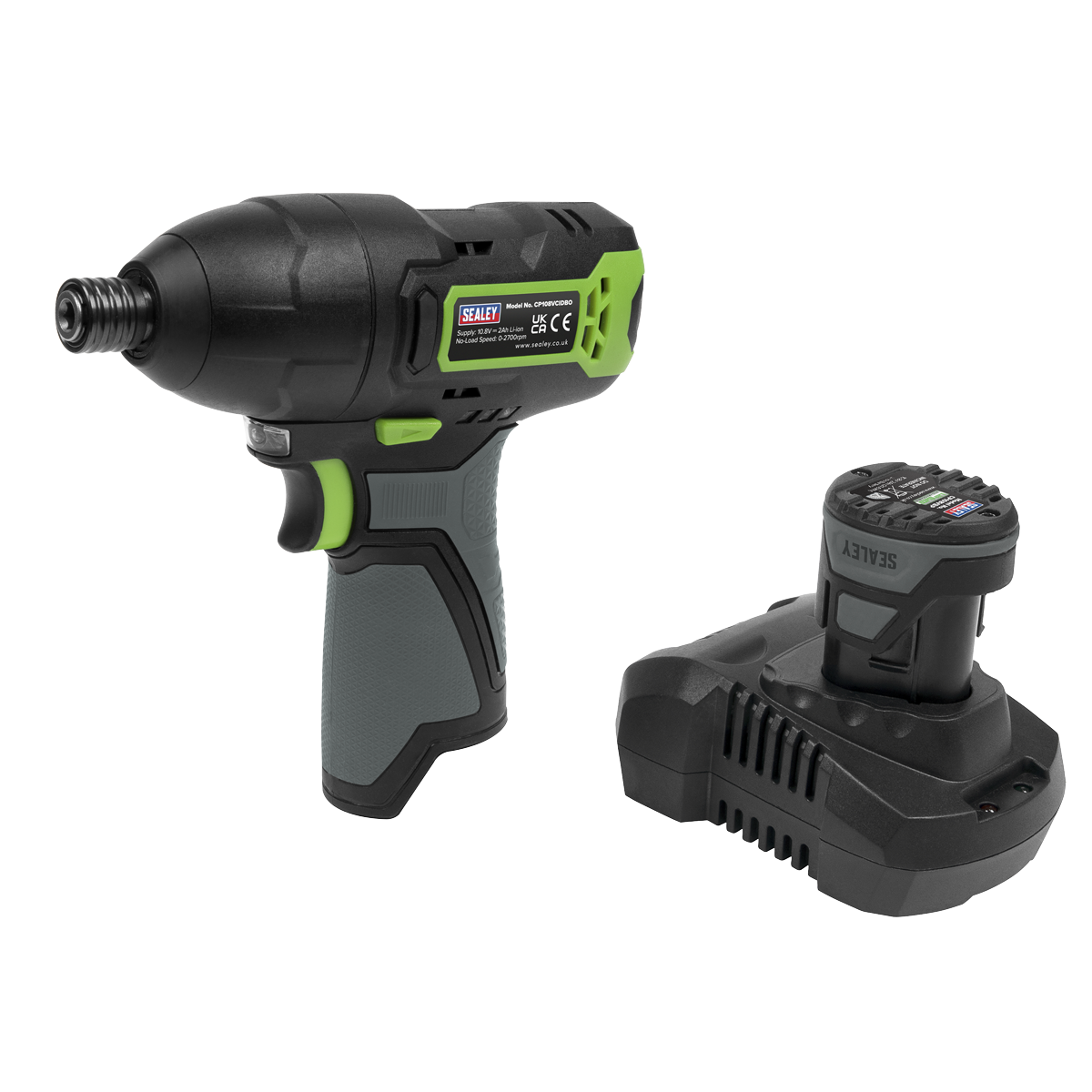 Sealey CP108VCID SV10.8 Series 1/4"Hex Drive Cordless Impact Driver Kit 10.8V 2Ah - additional view 13
