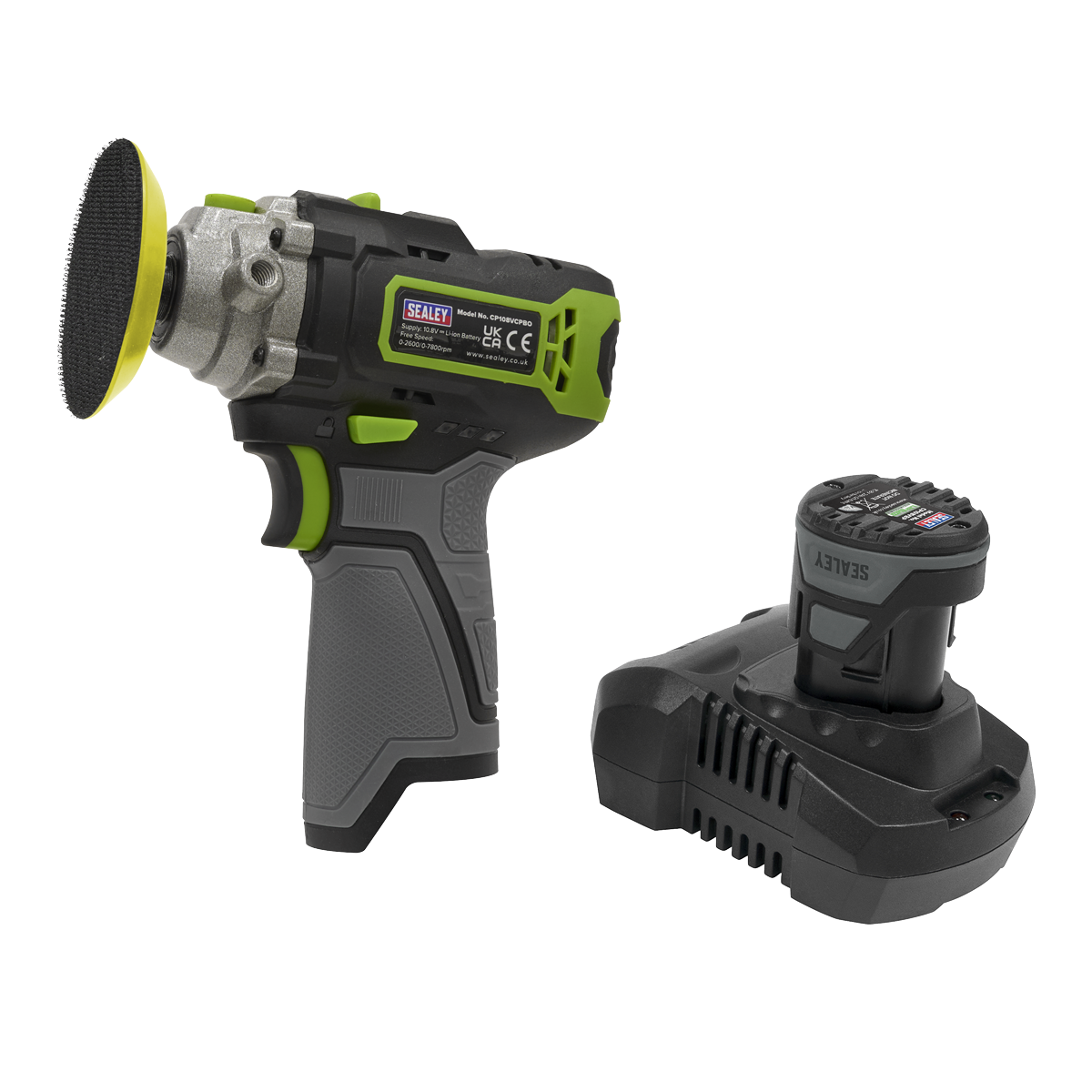 Sealey CP108VCPBO SV10.8 Series 75mm Cordless Polisher 10.8V - Body Only - additional view 6