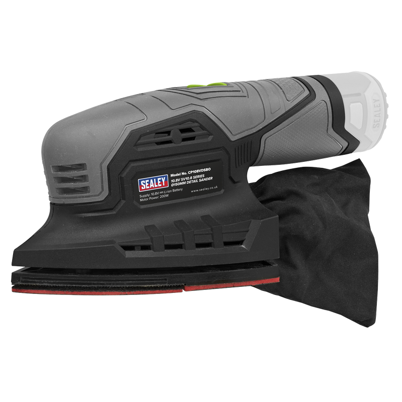 Sealey CP108VDSBO SV10.8 Series 150mm Cordless Detail Sander 10.8V - Body Only
