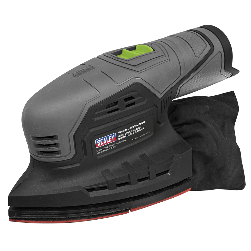 Sealey CP108VDS SV10.8 Series 150mm Cordless Detail Sander Kit 10.8V 2Ah - additional view 6