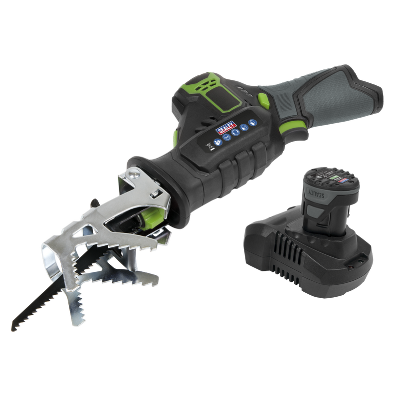Sealey CP108VRS SV10.8 Series Cordless Reciprocating Saw Kit 10.8V 2Ah