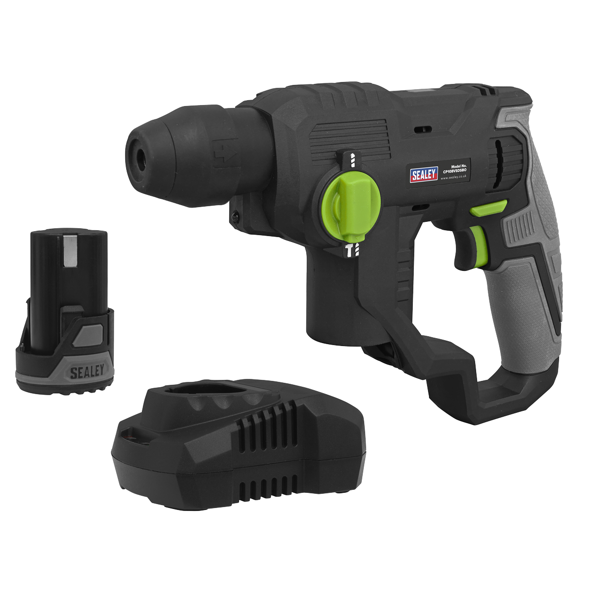 Sealey CP108VSDS SV10.8 Series Cordless SDS Plus Rotary Hammer Drill Kit 10.8V 2Ah - additional view 9
