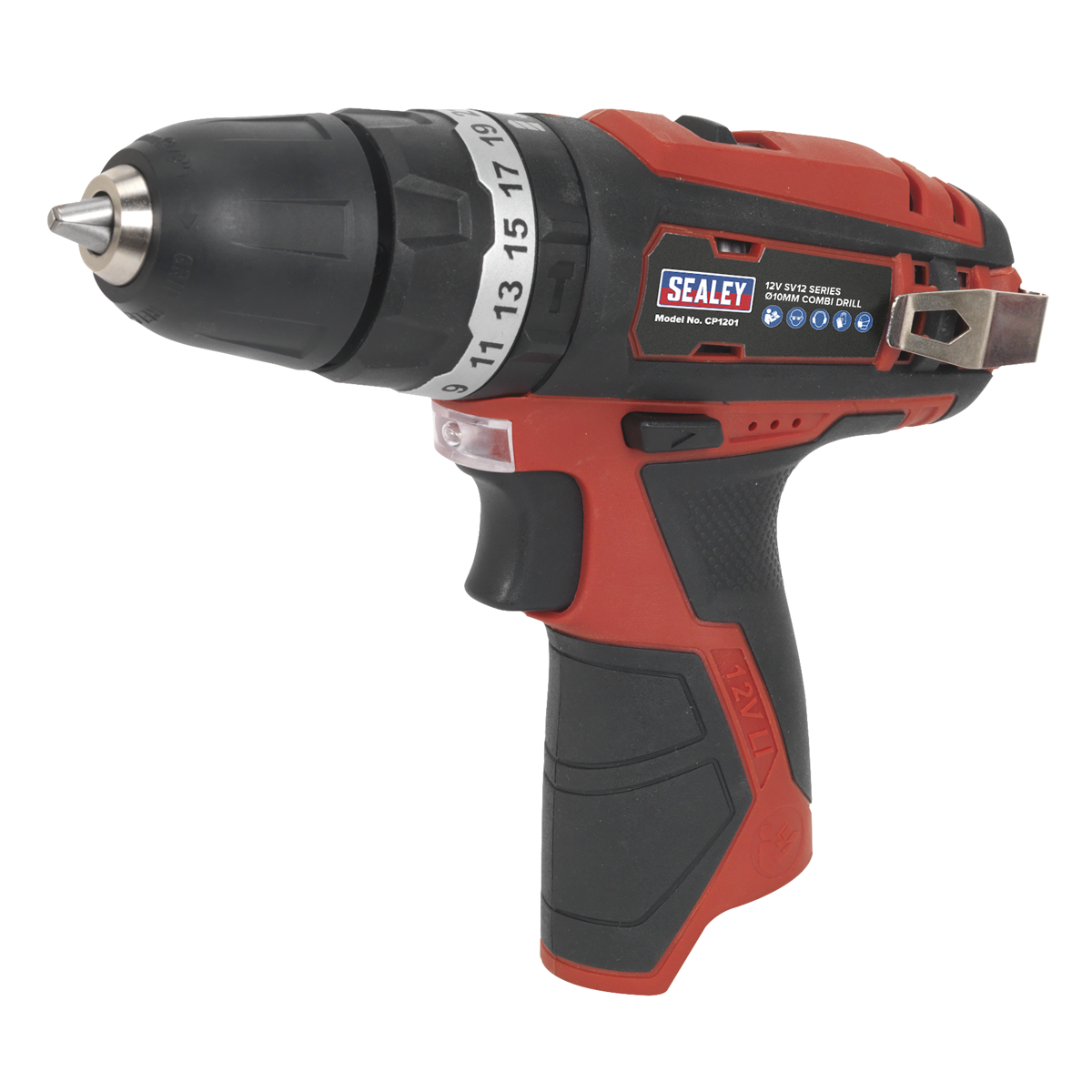 Sealey CP1201 SV12 Series 10mm Cordless Combi Drill 12V - Body Only - additional view 3