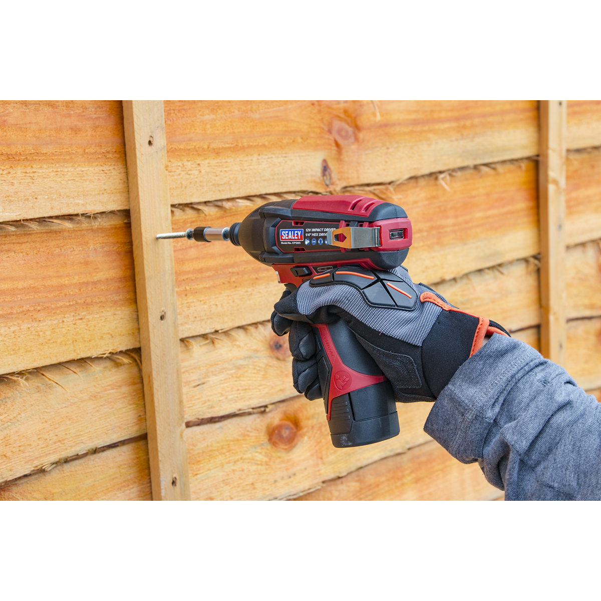Sealey CP1203 SV12 Series 1/4"Hex Drive Cordless Impact Driver 12V - Body Only - additional view 9
