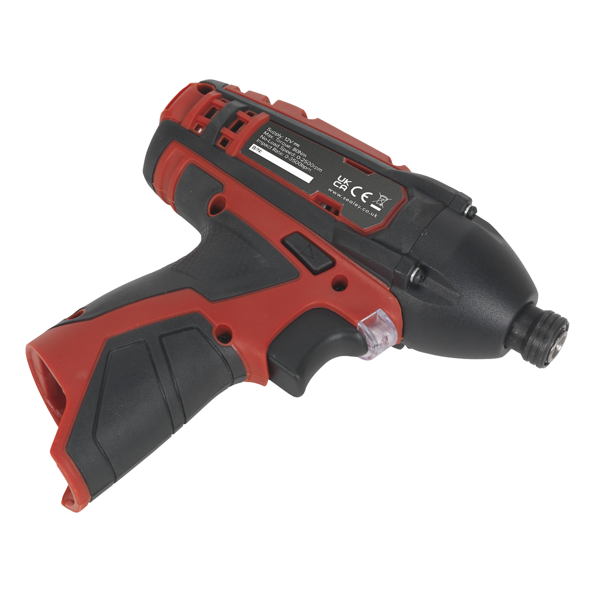 Sealey CP1203 SV12 Series 1/4"Hex Drive Cordless Impact Driver 12V - Body Only - additional view 4