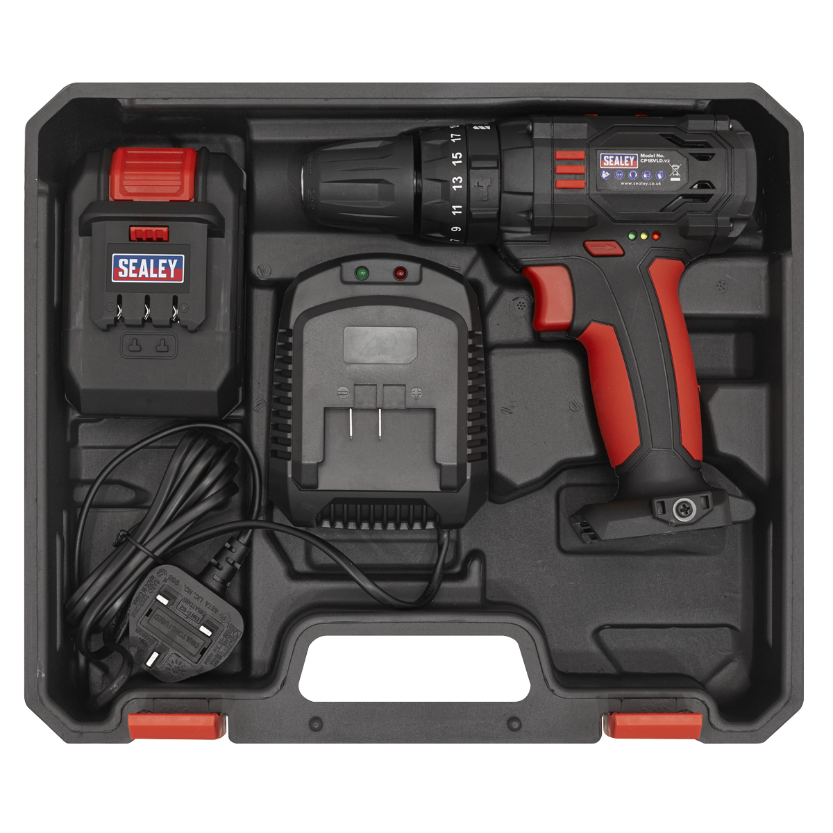 Sealey CP18VLD 10mm Cordless Combi Drill 18V - additional view 8