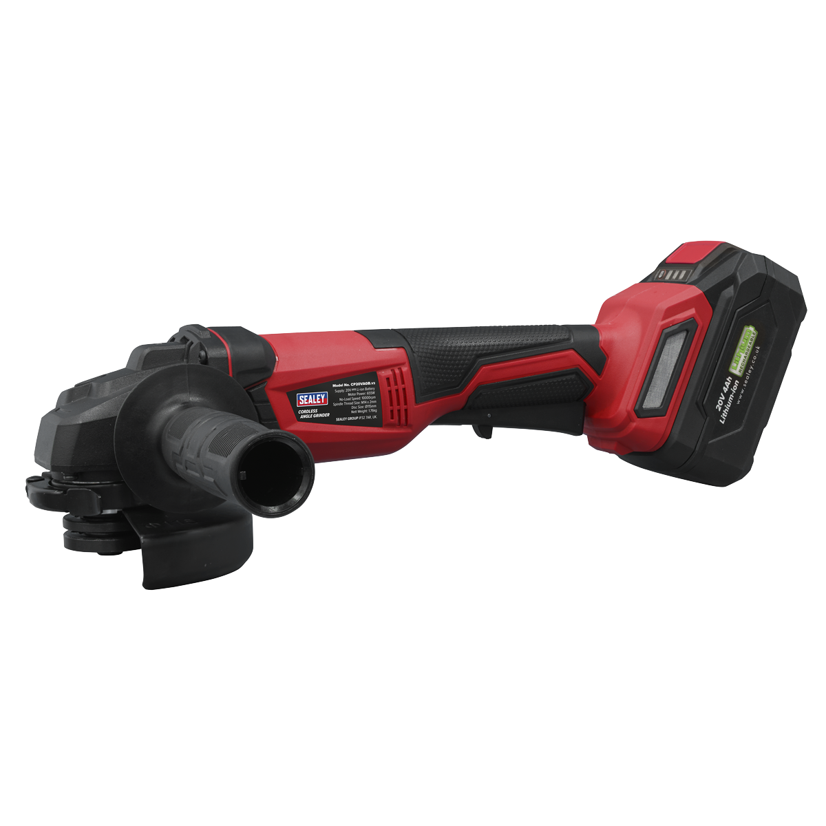 Sealey CP20VAGB SV20 Series 115mm Cordless Angle Grinder 20V - Body Only - additional view 7