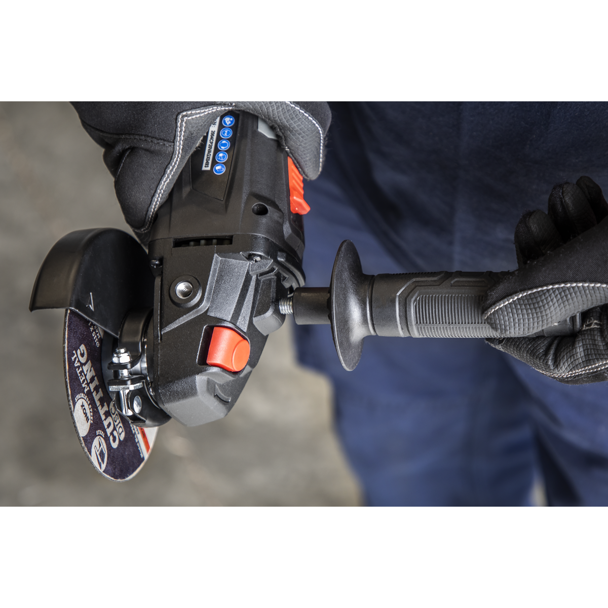 Sealey CP20VAGXKIT1 Premier SV20 Series 115mm Brushless Cordless Angle Grinder Kit 20V 4Ah - additional view 8