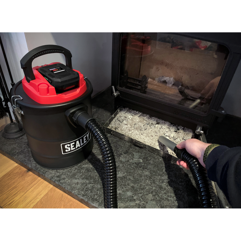 Sealey CP20VAV SV20 Series 15L Cordless Handheld Ash Vacuum Cleaner 20V - Body Only - additional view 6