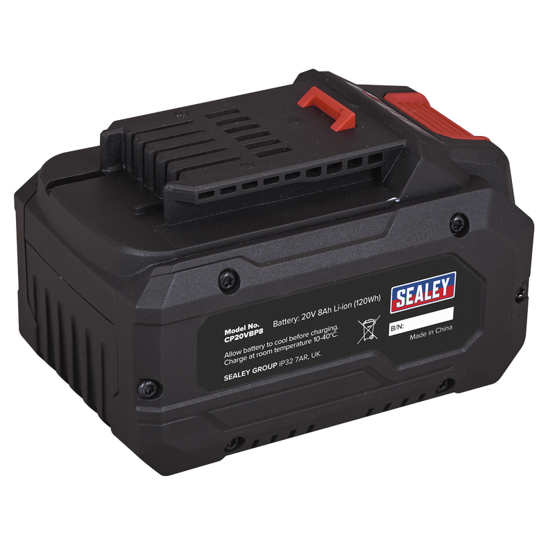 Sealey CP20VBP8 SV20 Series Power Tool Battery 20V 8Ah - additional view 3