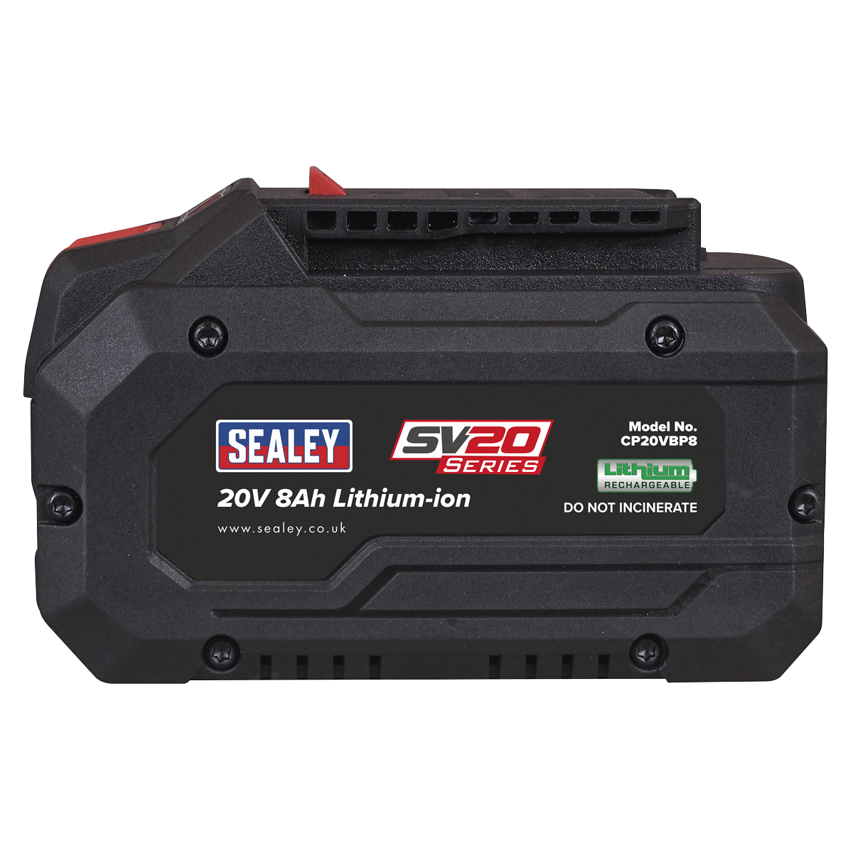 Sealey CP20VBP8 SV20 Series Power Tool Battery 20V 8Ah - additional view 4