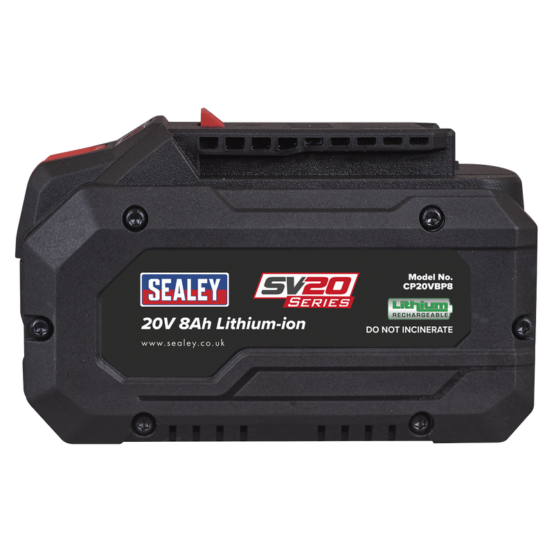 Sealey CP20VBP8 SV20 Series Power Tool Battery 20V 8Ah - additional view 4