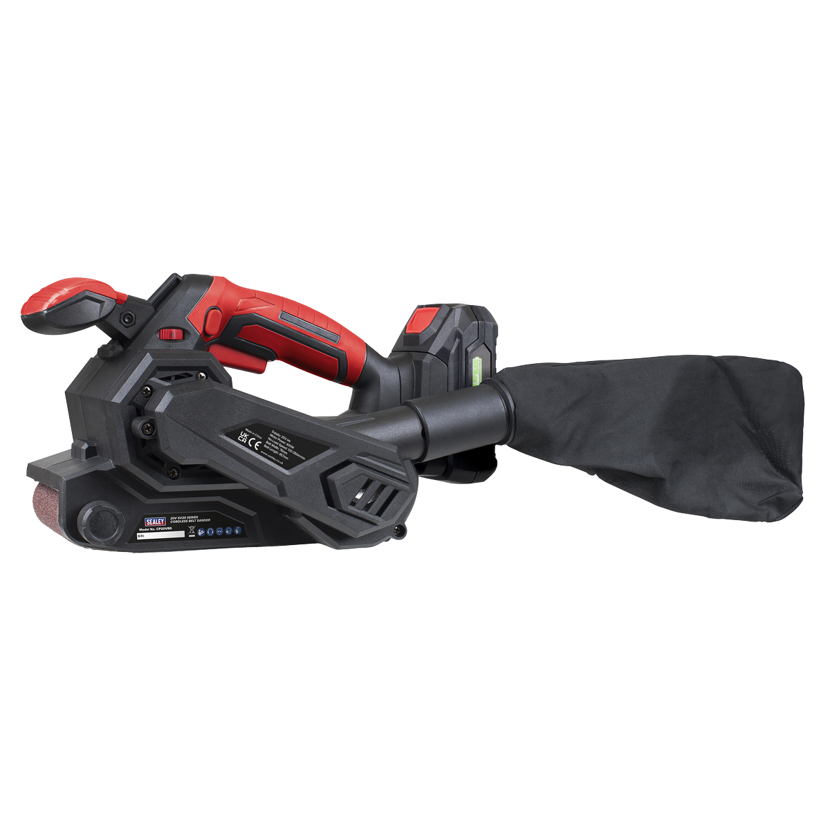 Sealey CP20VBS SV20 Series 76mm Cordless Belt Sander 20V - Body Only - additional view 3