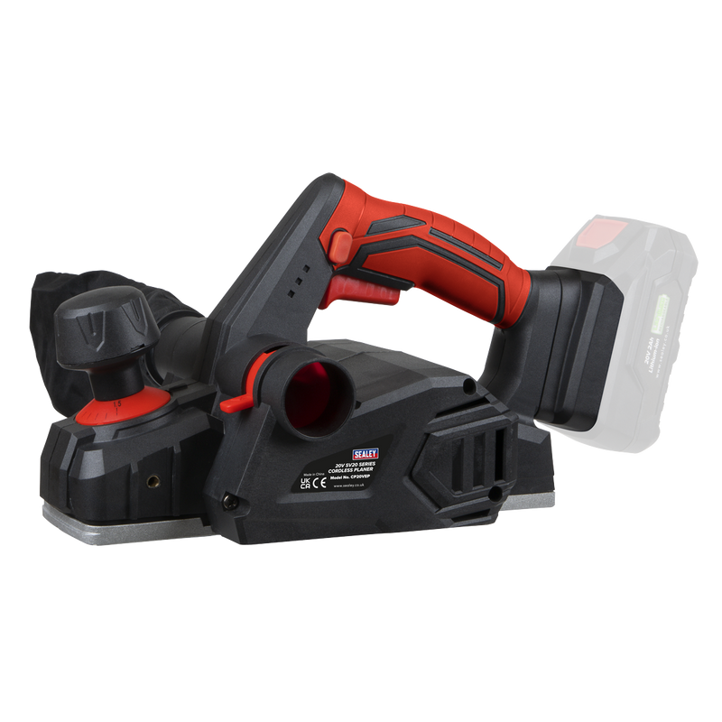 Sealey CP20VEPKIT SV20 Series Cordless Planer Kit 20V - 2 Batteries - additional view 4