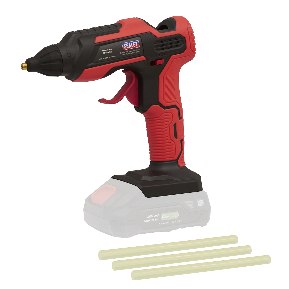 Sealey CP20VGG SV20 Series Cordless Glue Gun 20V - Body Only - additional view 6