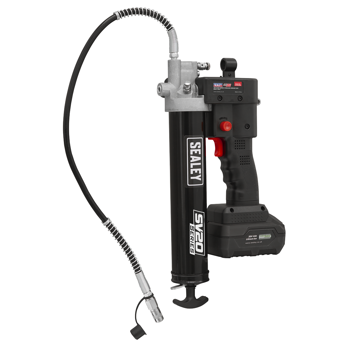 Sealey CP20VGRG SV20 Series Cordless Grease Gun 20V - Body Only - additional view 8