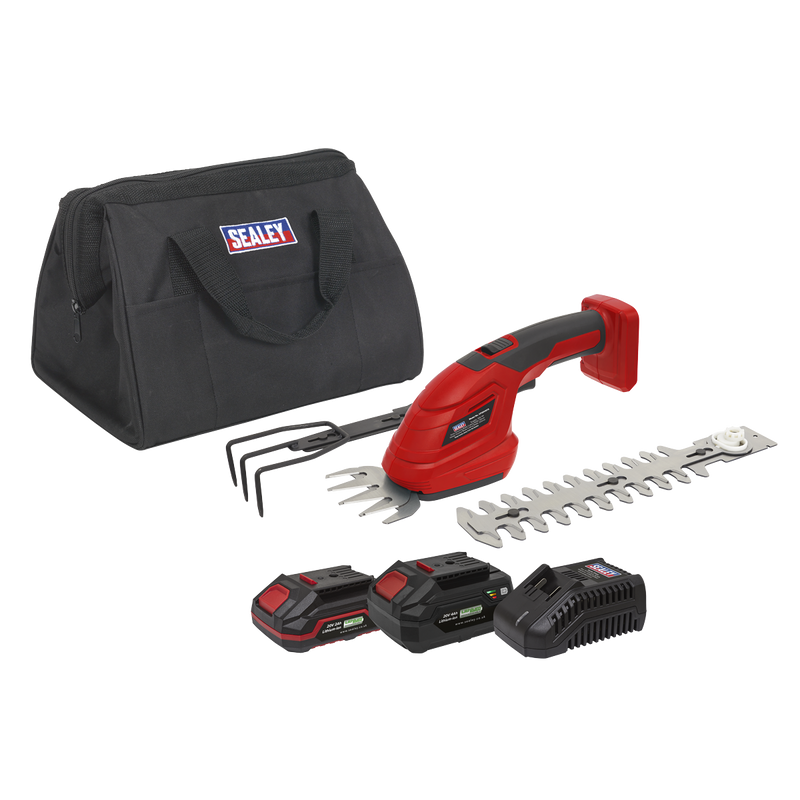 Sealey CP20VGT3KIT SV20 Series 3-in-1 Cordless Garden Tool 20V - 2 Batteries