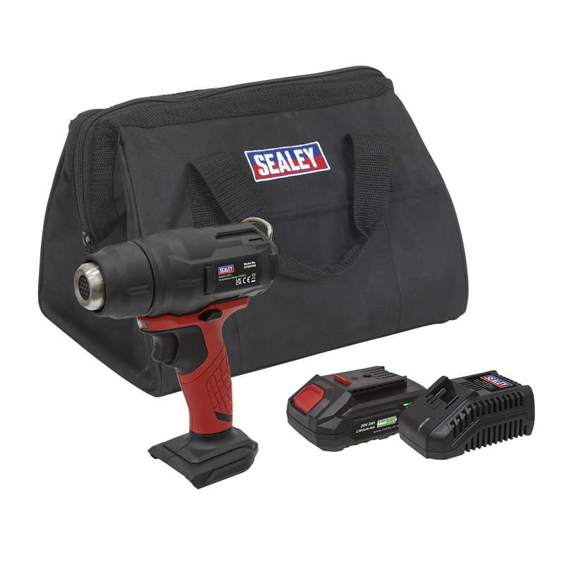 Sealey CP20VHGKIT SV20 Series Cordless Heat Gun Kit 20V 2Ah