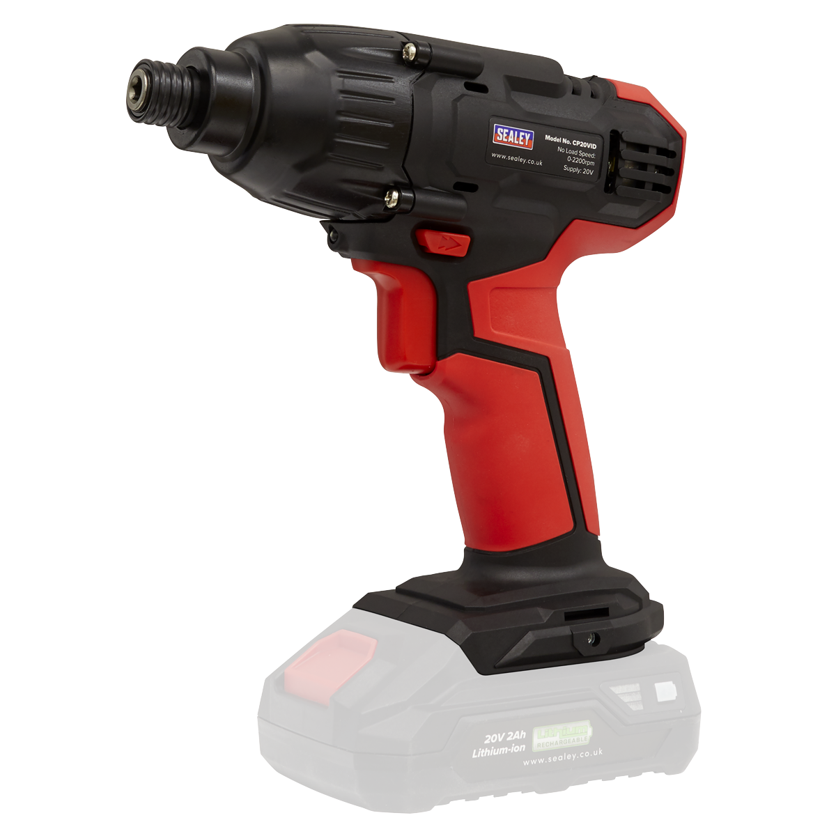 Sealey CP20VIDKIT SV20 Series 1/4"Hex Drive Cordless Impact Driver 20V - 2 Batteries - additional view 3